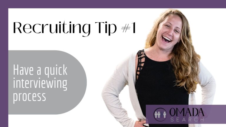 female recruiter naming tip number 1